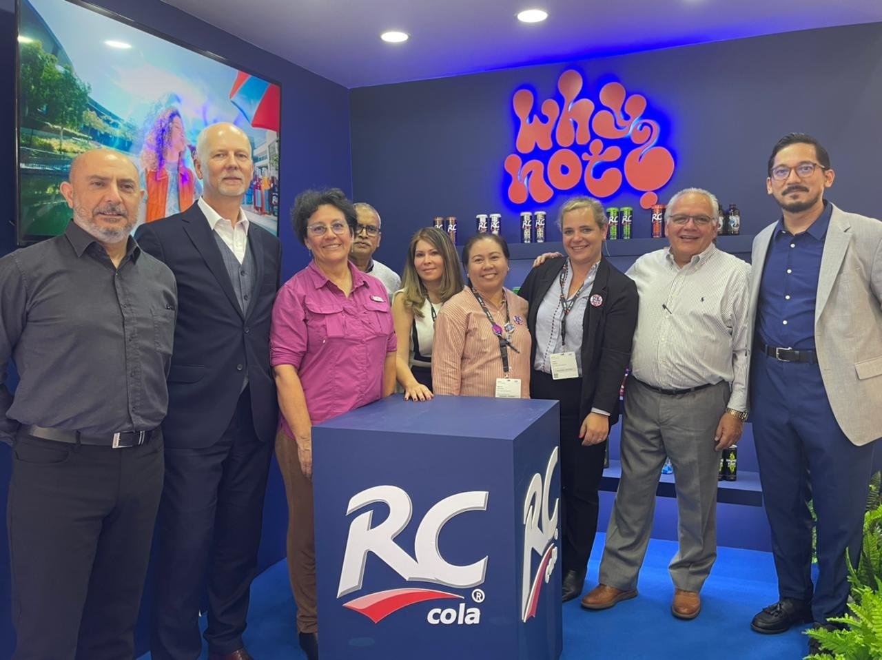 Why Not Branding at the RC Cola booth